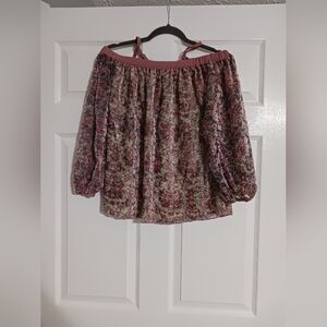 Jessica Simpson Trisha Cold Shoulder  Top